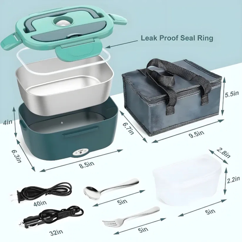 Electric Dual Function Heating Lunchbox