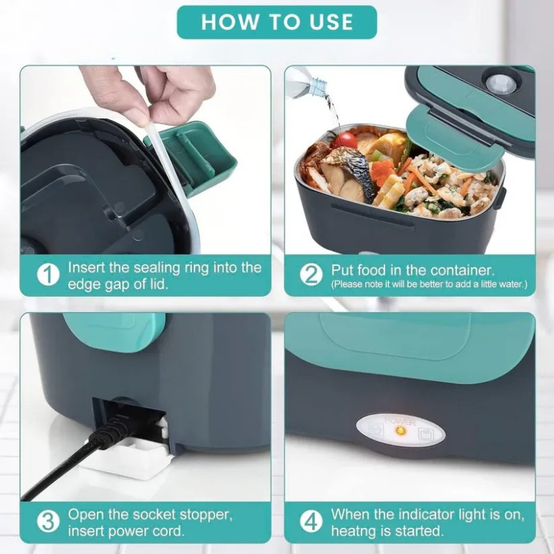 Electric Dual Function Heating Lunchbox